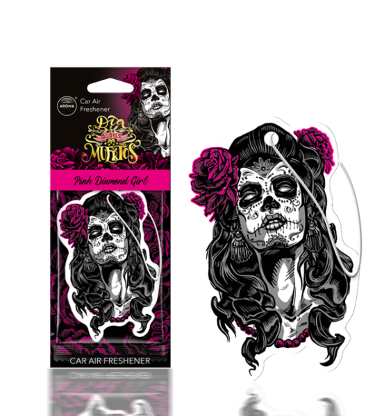 Dia De Los Muertos Diamond Girl Pink