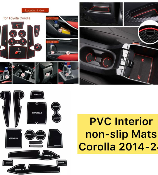 INTERIOR MATT PVC COROLLA 2014 TO 2024